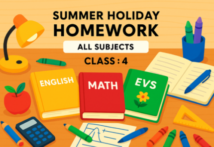 Little Learners’ Holiday Homework – Class 4