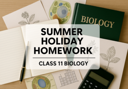 Holiday Homework – Class 11 Biology