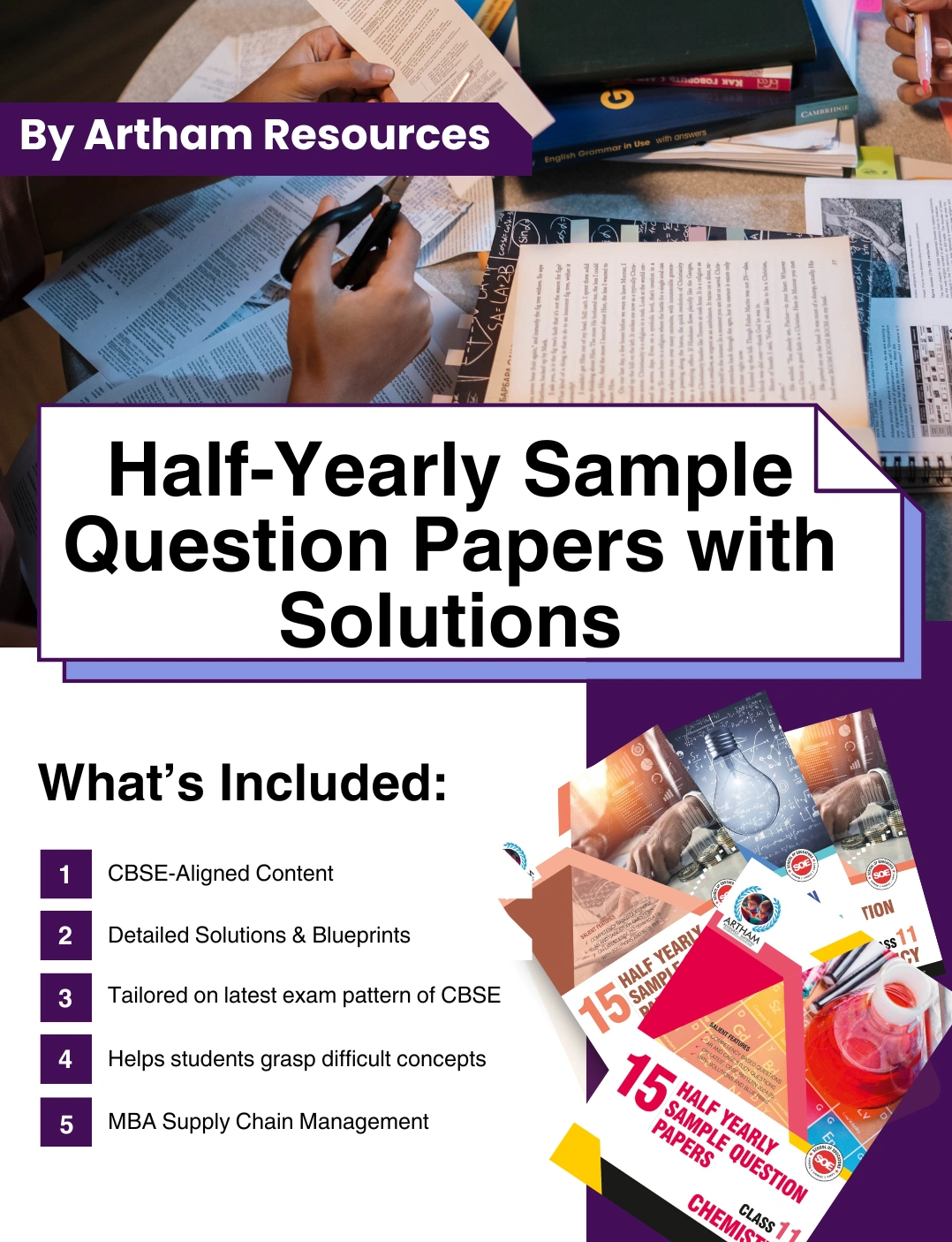 Half Yearly Sample Question Paper with Solution