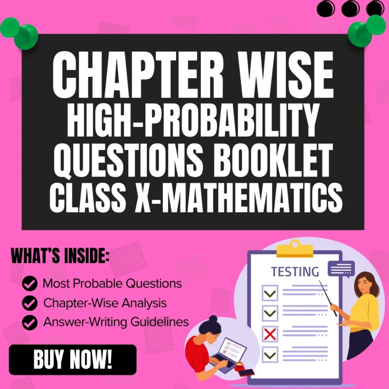 Most Probable Questions Booklet – Class 10 Mathematics Chapter 12: Surface Areas and Volumes
