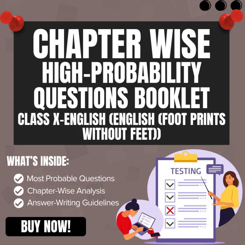 Most Probable Questions Booklet – Class 10 English Chapter 1: A Triumph of Surgery
