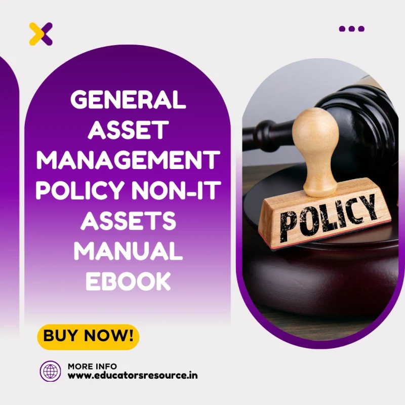 General Asset Management Policy Non-IT Assets Manual eBook