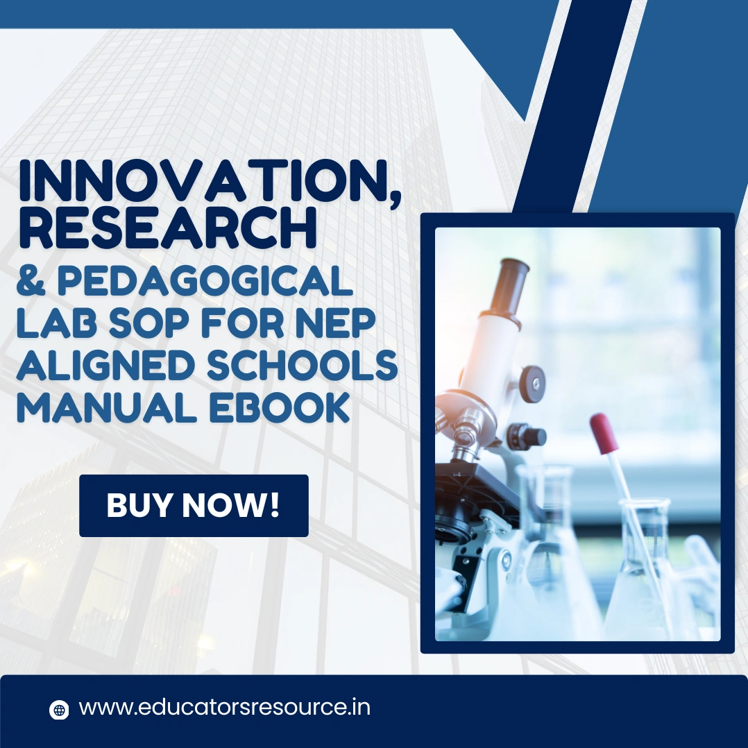 Innovation, Research & Pedagogical Lab SOP for NEP aligned Schools Manual eBook