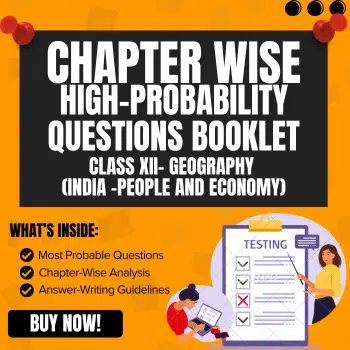 Most Probable Questions Booklet– Class 12 India -People And Economy Chapter 3 Land Resources and Agriculture